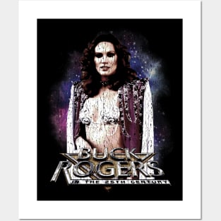 Vintage Worn Crack - buck rogers princess ardala draconian Posters and Art